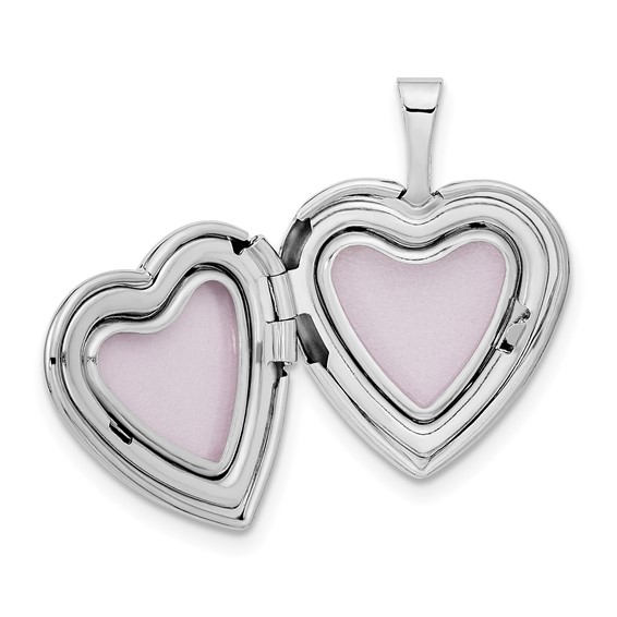 Gold Polished Heart Lockets