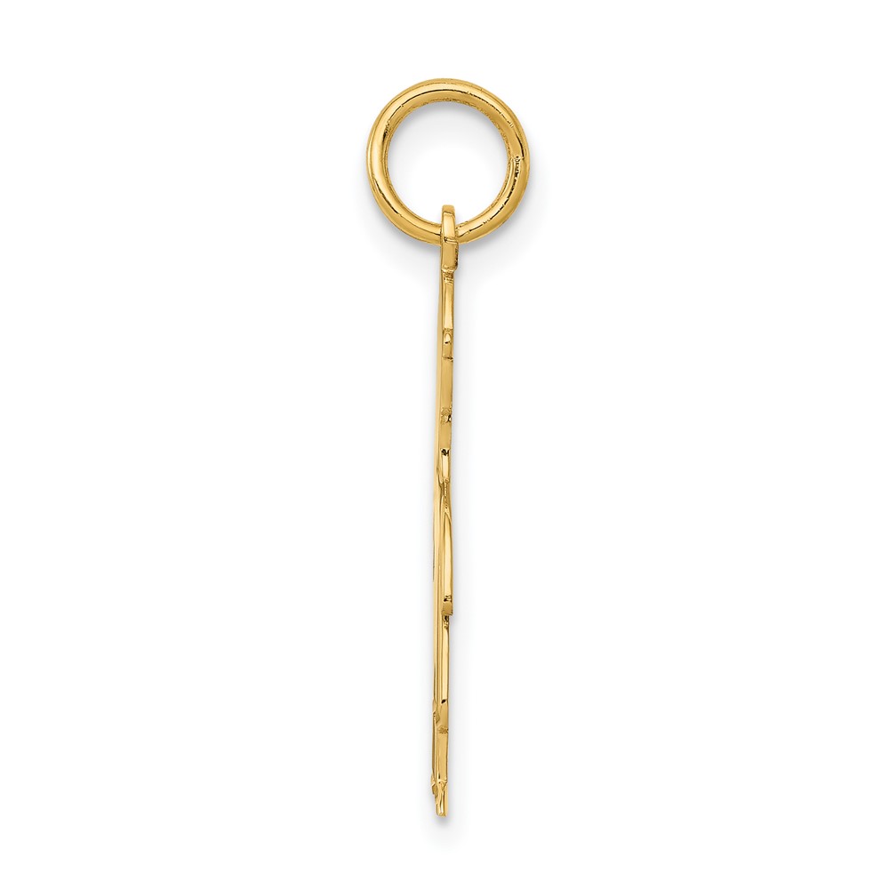 14k .018 Depth Engravable Boy Charm (XM100/18)