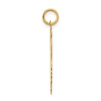 14K .013 Depth Engravable Boy Head Charm view 2