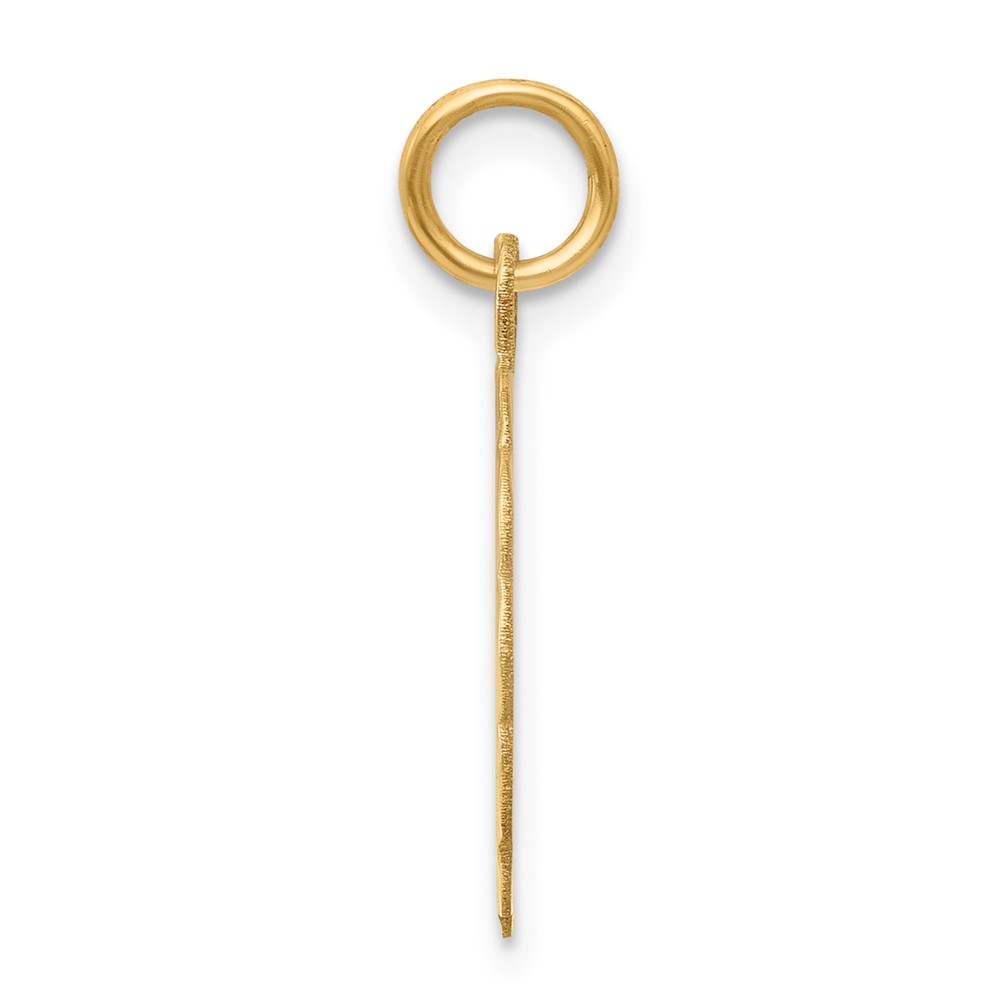 14k .018 Gauge Engravable Scalloped Disc Charm (XM168/18)