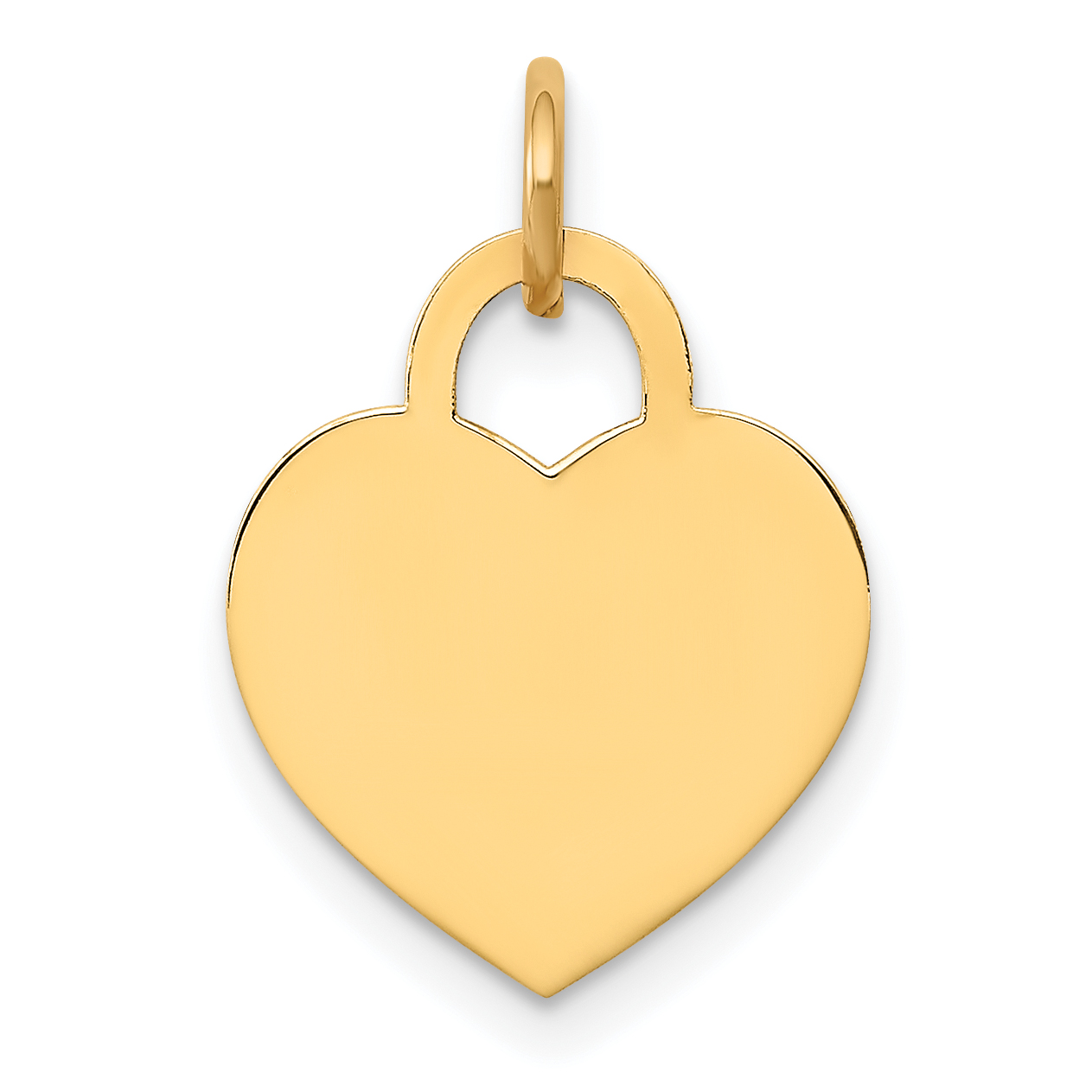 14k Small Engravable Heart Charm (XM521/13)