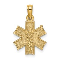14K Medical Jewelry Symbol Charm view 1