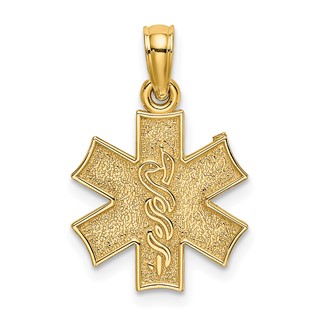 Gold Polished Medical Pendants