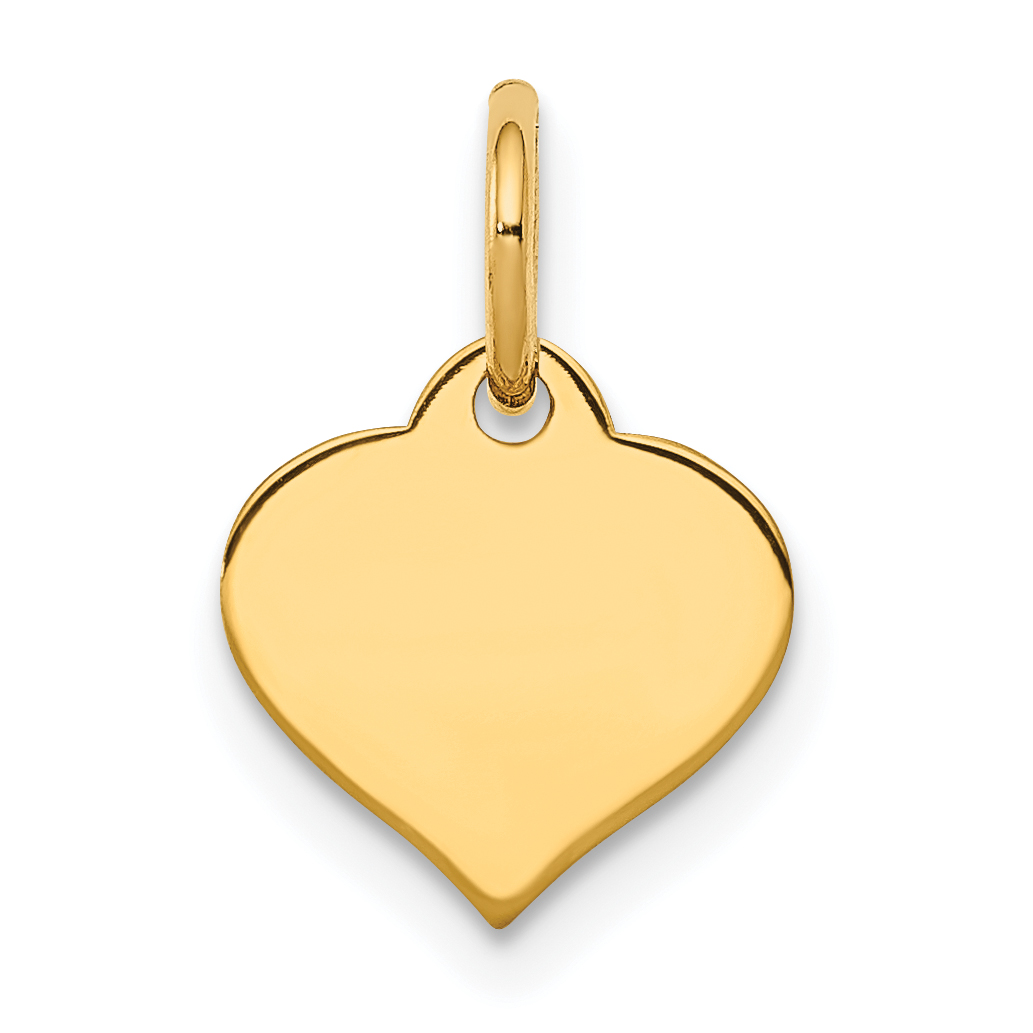 14K Heart Disc Charm (XM525/09)