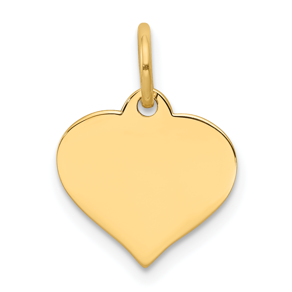 14K Heart Disc Charm (XM526/09)
