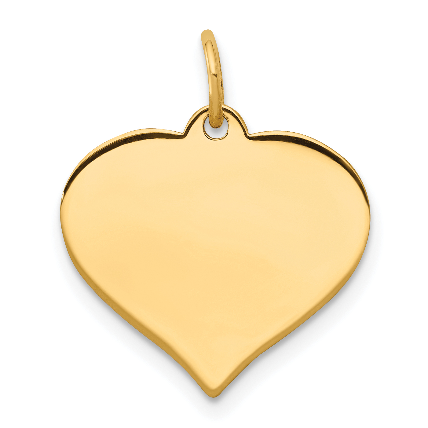 14K Heart Disc Charm (XM528/13)