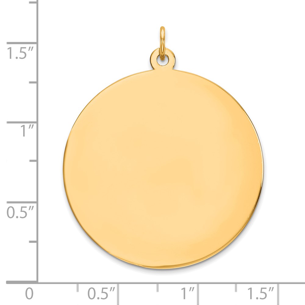 14K Round Disc Charm (XM540/27)
