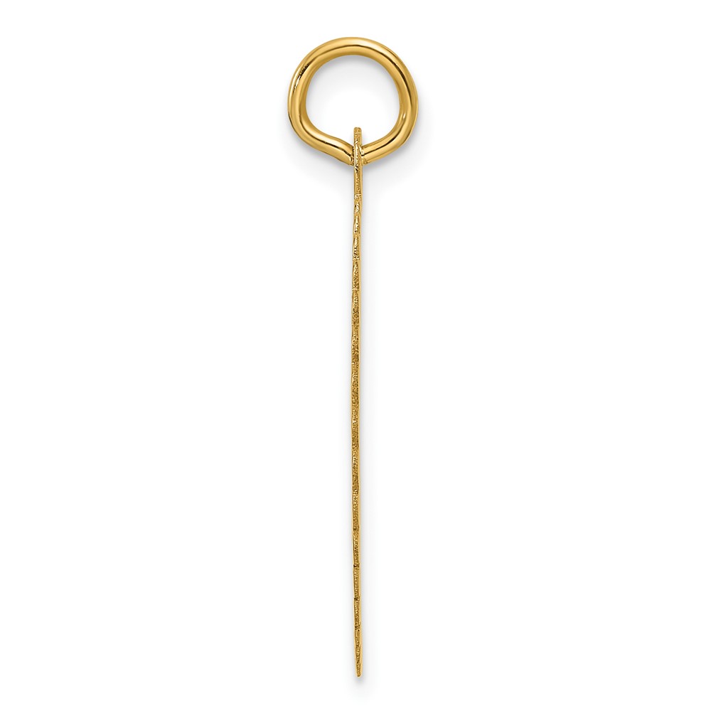 14k .013 Gauge Engravable Scalloped Disc Charm (XM672/13)