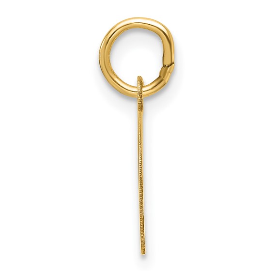 14k Plain .013 Gauge Round Engravable 10.6mm Disc Charm