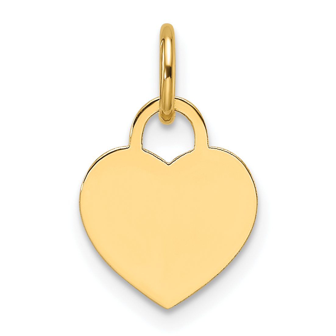 14k Small Engravable Heart Charm (XM689/18)