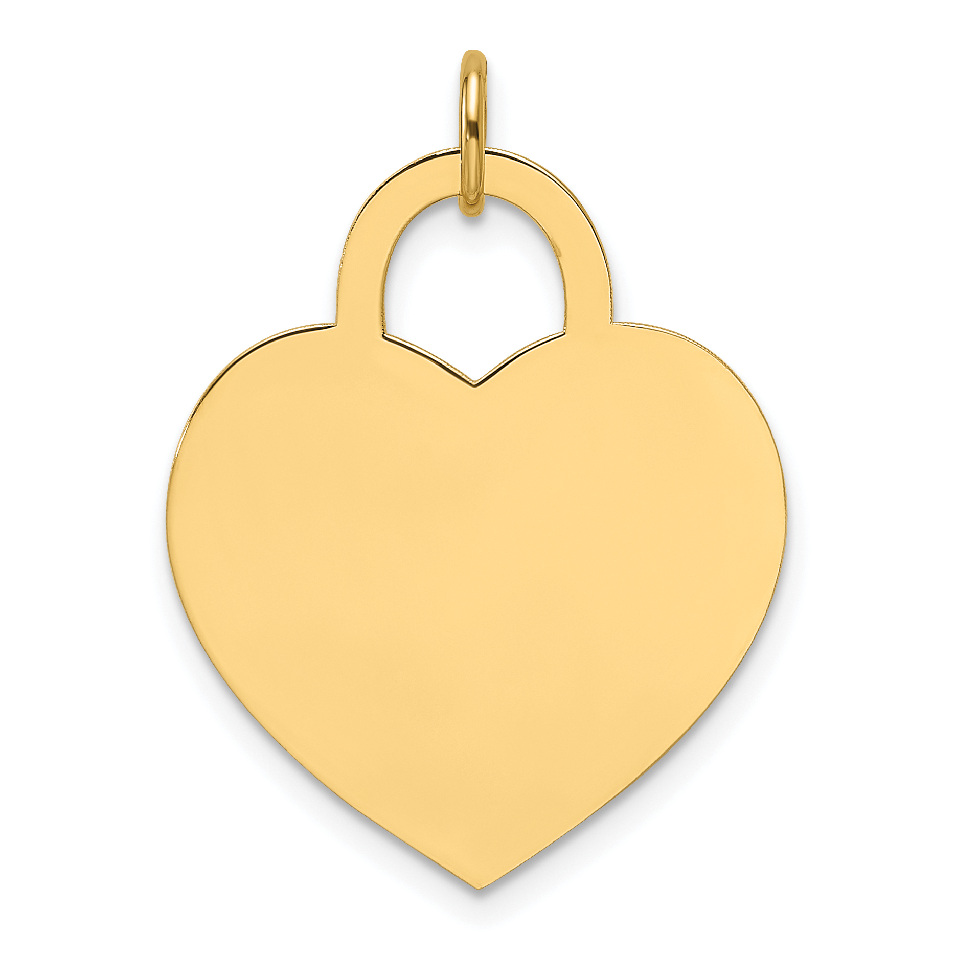 14k Large Engravable Heart Charm (XM690/18)