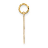 14K .013 Depth Engravable Boy Head Charm view 2