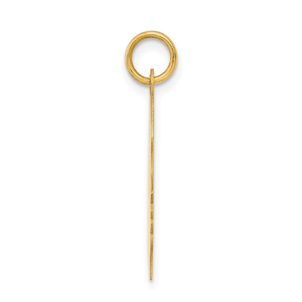 14k .013 Depth Engravable Girl Head Charm (XM97/13)