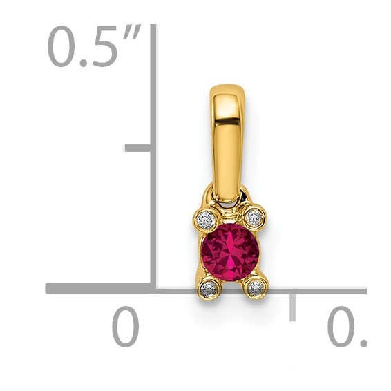 Family Jewelry Diamond Semi-Set Pendant                                