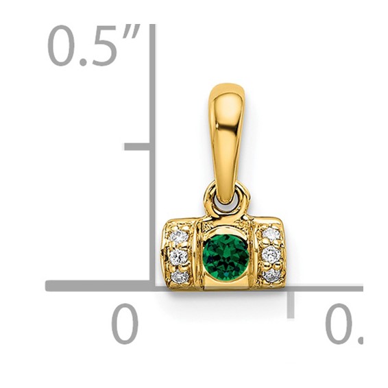 Family Jewelry Diamond Semi-Set Pendant