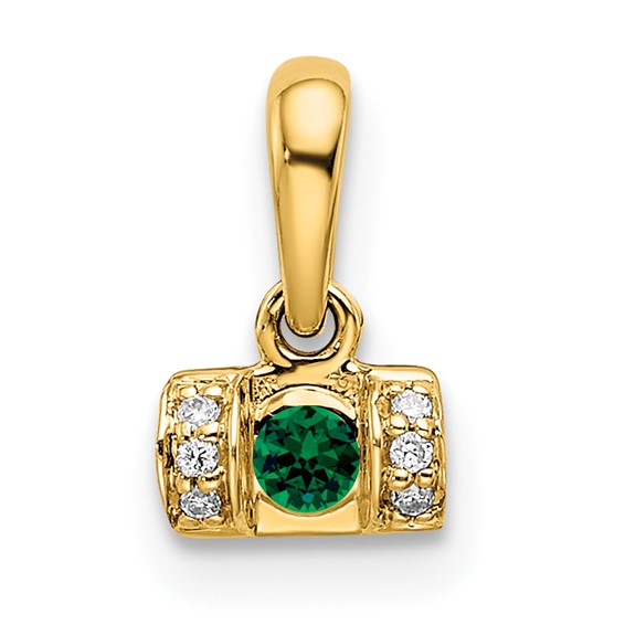 Family Jewelry Diamond Semi-Set Pendant