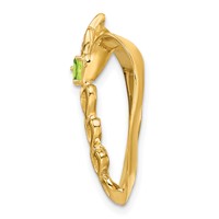 14K Yellow Gold Family Heart Slide view 3