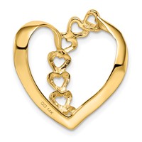 14K Genuine 5 Stone Mother's Slide view 4