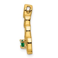 14K 1 Genuine Stone Family Pendant view 3