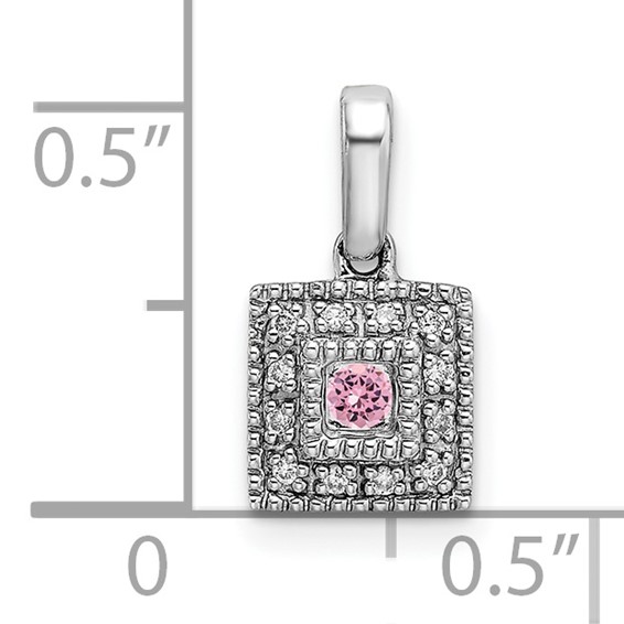 Family Jewelry Diamond Semi-Set Pendant