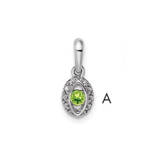 Family Jewelry Diamond Semi-Set Pendant