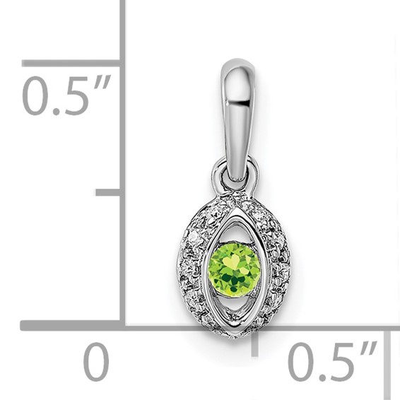 Family Jewelry Birthstone & Diamond Set Pendant