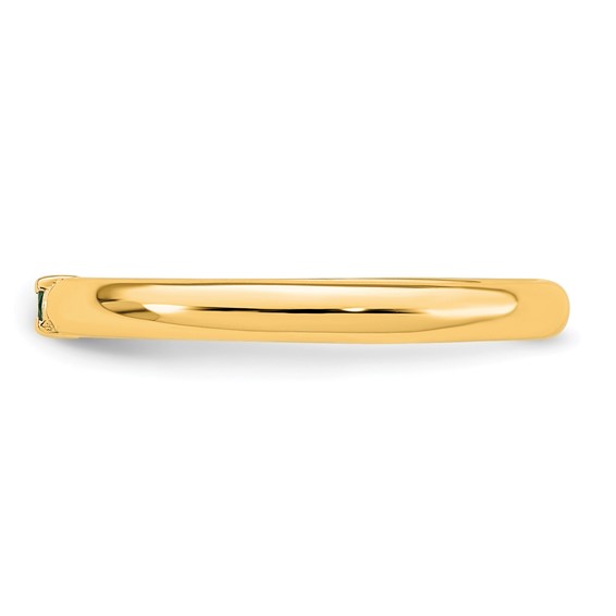 14k Yellow  Gold Mother's Ring Mounting