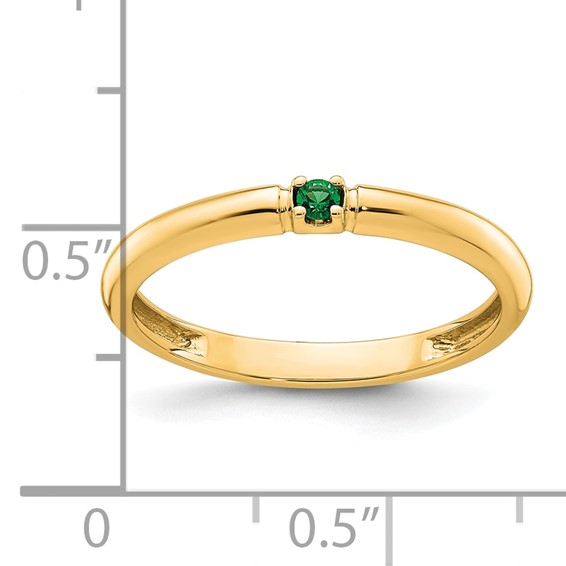 14k Yellow  Gold Mother's Ring Mounting