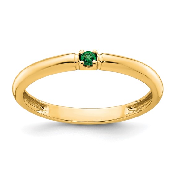 14k Yellow  Gold Mother's Ring Mounting