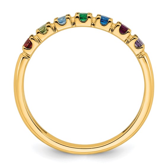 14k Yellow Gold Mother's Ring Mounting