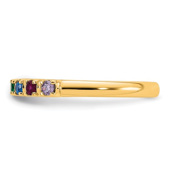 14k Yellow Gold Mother's Ring Mounting