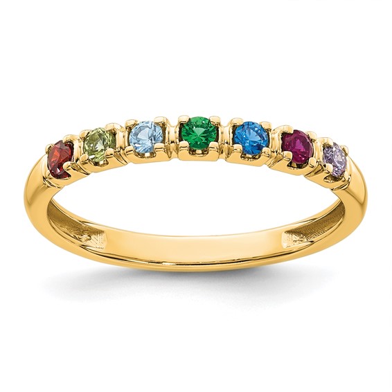 14k Yellow Gold Mother's Ring Mounting