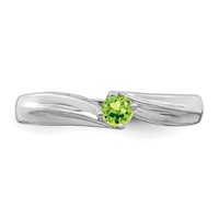 14K White Gold Genuine Family Jewelry Ring view 5