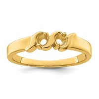 14K Yellow Gold Synthetic Family Jewelry Ring view 5