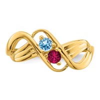 14K Yellow Gold Family Jewelry Ring view 5