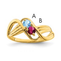 14K Yellow Gold Family Jewelry Ring view 1