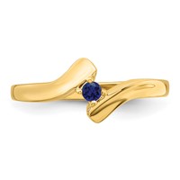 14K Yellow Gold Synthetic Family Jewelry Ring view 5