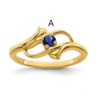 14K Yellow Gold Family Jewelry Ring view 1
