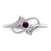 Sterling Silver Rhodium-plated Family Jewelry Ring view 4