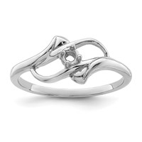 Sterling Silver Rhodium-plated Family Jewelry Ring view 5