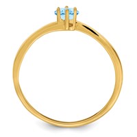 14K Yellow Gold Family Jewelry Ring view 3