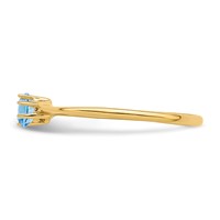 14K Yellow Gold Family Jewelry Ring view 4