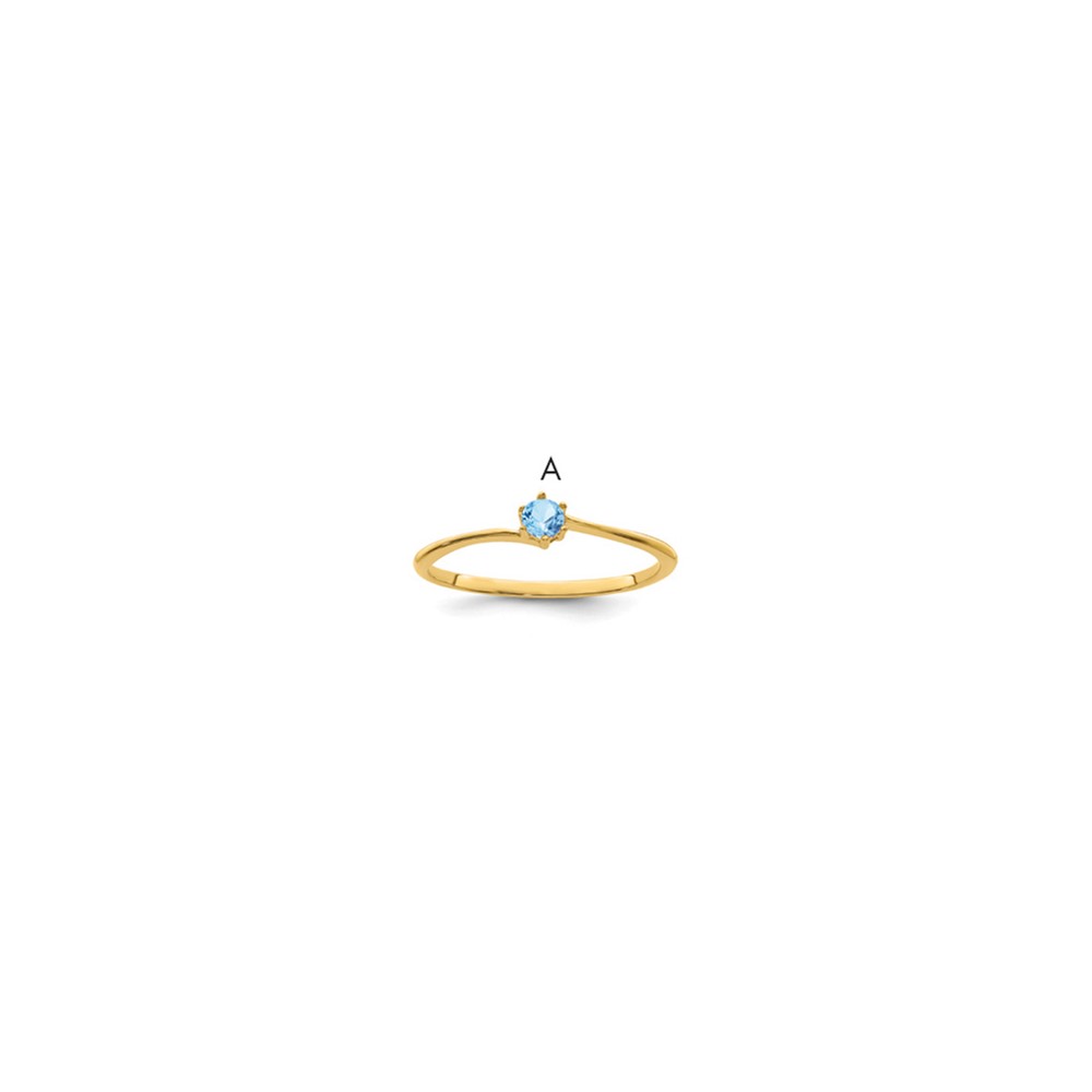14K Yellow Gold Family Jewelry Ring