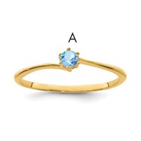 14K Yellow Gold Family Jewelry Ring view 1