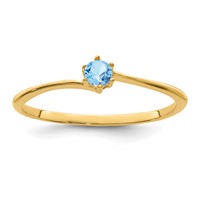 14K Yellow Gold Family Jewelry Ring view 2