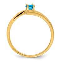 14K Yellow Gold Family Jewelry Ring view 3