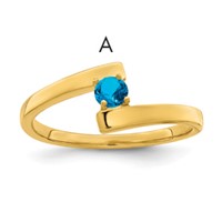 14K Yellow Gold Family Jewelry Ring view 1