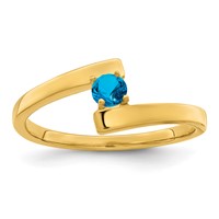 14K Yellow Gold Family Jewelry Ring view 2