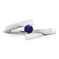 Sterling Silver Rhodium-plated Family Jewelry Mounting view 5
