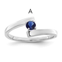 Sterling Silver Rhodium-plated Family Jewelry Mounting view 1